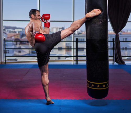 Muay Thai Bag Work to Eliminate Anxiety